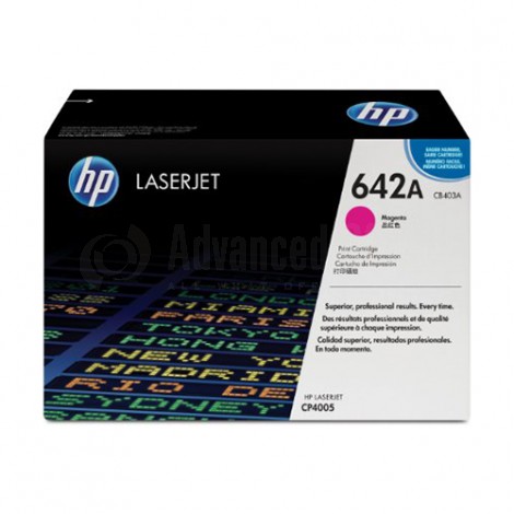 Toner HP 642A Magenta pour Laserjet CP4005