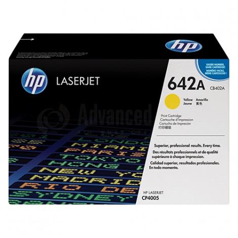 Toner HP 642A Yellow pour Laserjet CP4005