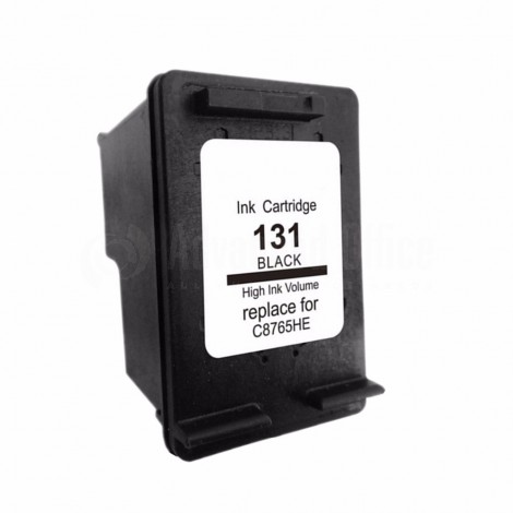 Cartouche TPLUS Tirer Plus Compatible HP 131 Noir pour Photosmart B8353/8753, Officejet H470/100/K7103, Deskjet 2543/460