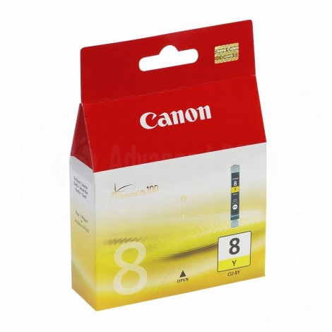 Cartouche CANON CLI-8 yellow pour imprimantes IX4000