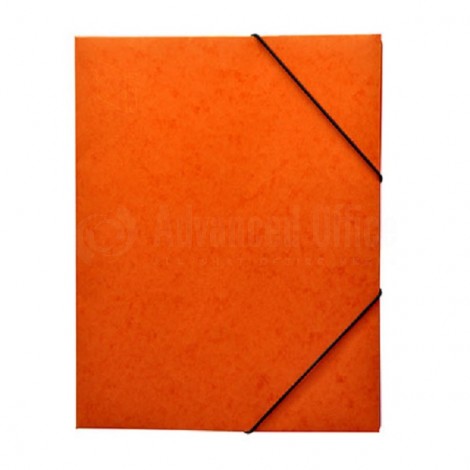 Chemise à rabat CV carte lustrée orange