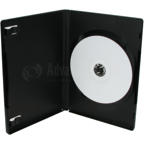 Boitier CD en PVC noir