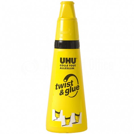 Colle UHU All Purpose Adhesive Twist et Glue 90ml