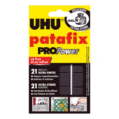Colle UHU Patafix Propower 21 pastilles