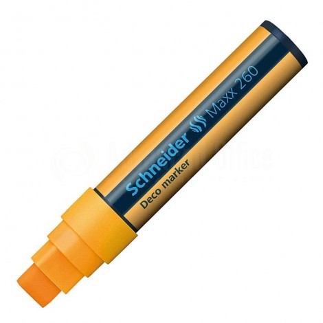 Marqueur à craie liquide SCHNEIDER Deco MAXX260 5+15mm Orange