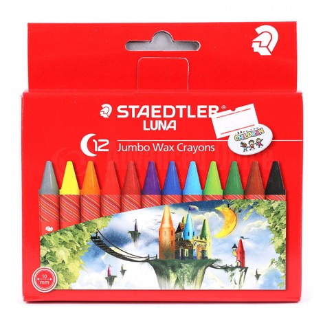 Boite de 12 crayons de cire STAEDTLER Luna