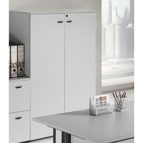 Armoire ECOMOD/SOLE ECO haute pleine Gris