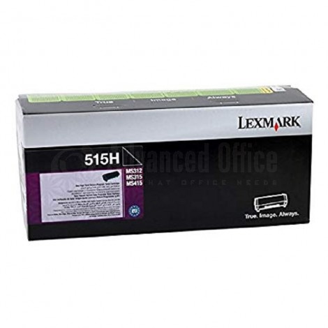 Toner LEXMARK 515H Noir pour imprimantes MS312DN/MS315DN (5000 pages)