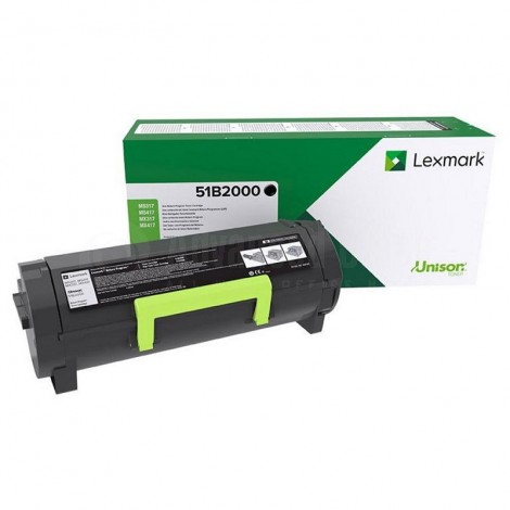 Toner Lexmark MS317 Noir pour imprimantes MS317DN, MX317DN, MS417DN,MX417DN, MS517DN, MX517DE, MS617DN, MX617  (2500 pages)