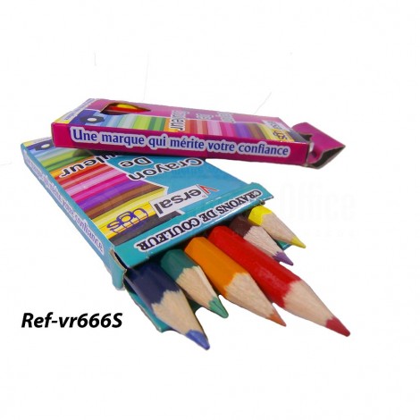Boite de 6 crayons de couleur VERSAL PM