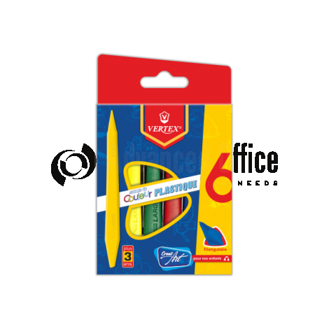 Boite de 06 crayons de couleur VERTEX Plastique PM