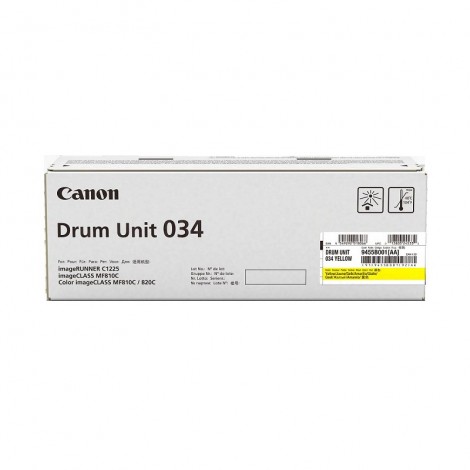 Kit tambour yellow CANON 034 pour imprimantes Canon imageRUNNER ADVANCE C1225