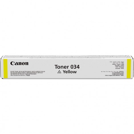 Toner CANON 034 Yellow pour C1225