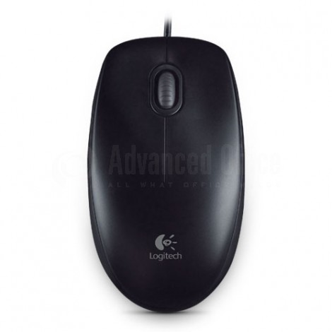 Souris filaire LOGITECH B100 USB Noir