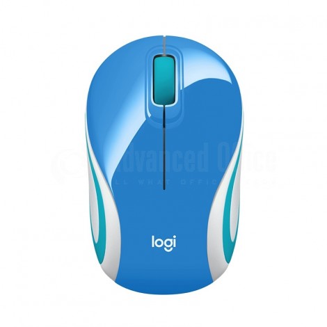 Souris sans fil LOGITECH M187 bleu