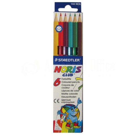 Boite de 06 crayons couleur STAEDTLER Noris Club