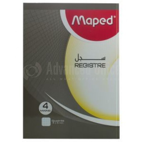 Registre MAPED 2 mains 17*22cm A5 192 pages