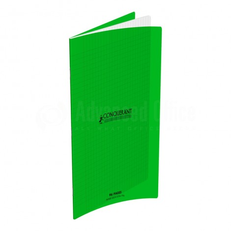 Cahier Pique CONQUERANT Séyès 140 pages 24x32cm 90g couverture en polypropylène Vert