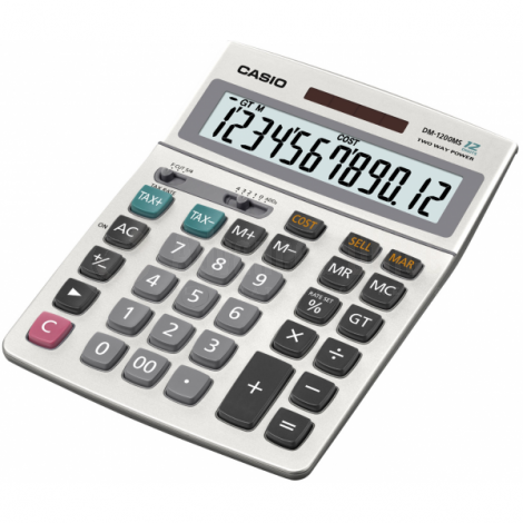 Calculatrice CASIO DM-1200V 12 Chiffres