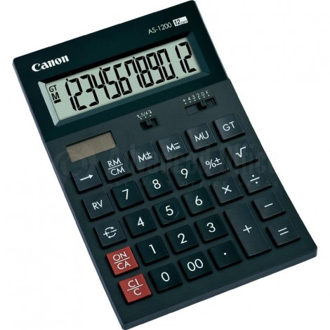 Calculatrice CANON AS-1200 12 Chiffres Noir