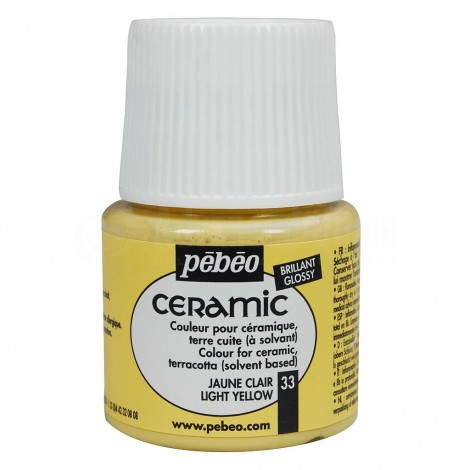 Flacon PEBEO Ceramic 45 ml jaune clair
