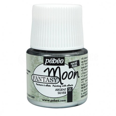 Flacon de peinture PEBEO Fantasy Moon de 45ml Argent