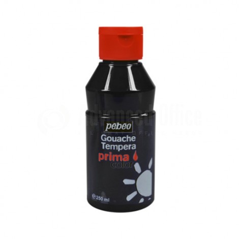 Flacon de peinture PEBEO Primacolor 250ml Noir D'ivoire