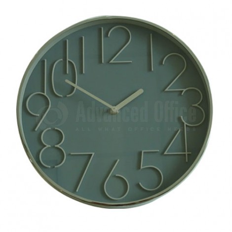 Horloge murale 30cm Gris