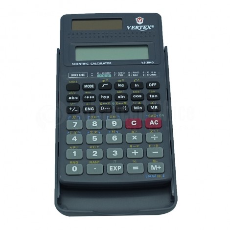 Calculatrice scientifique VERTEX VS-304D 139 Fonctions (10 chiffres + 2 exposants)