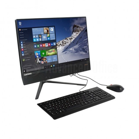 Ordinateur All In One LENOVO 510-22ISH, Intel Core i5-6400T, 4Go DDR4, 1To, 21.5" Tactile, FreeDos, Noir