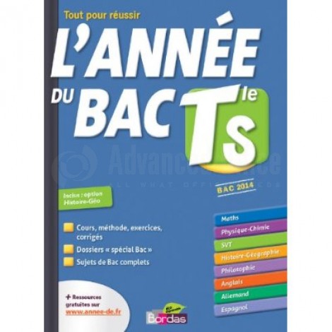 Livre BORDAS L'année du bac terminale S