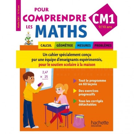 Livre HACHETTE Education Pour Comprendre Maths CM1
