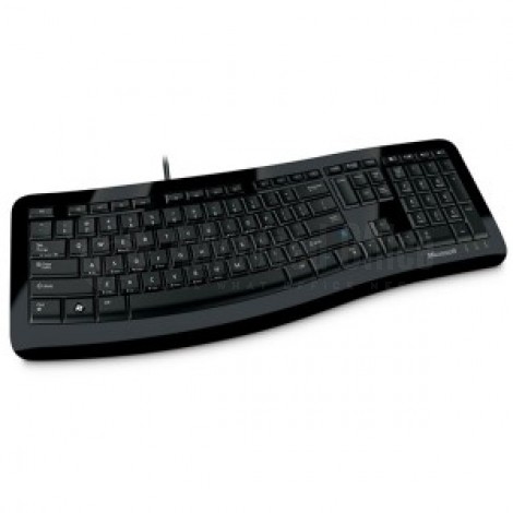 Clavier AZERTY Microsoft Comfort Curve Keyboard 3000, USB, Noir