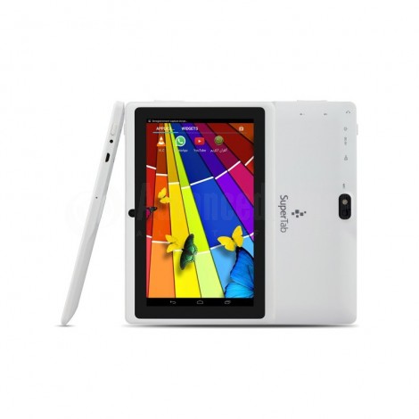 Tablette SUPERTAB ,Wifi,  8Go, 7", Android 4.4, Violet avec Pochette