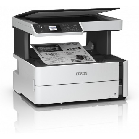 Imprimante Multifonction EPSON EcoTank ET-M2140 3en1, Monochrome, A4, 39ppm, Recto-verso, USB, Blanc