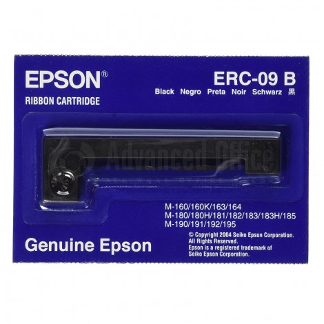 Ruban d'impression EPSON ERC-09B Noir pour caisse enregistreuse