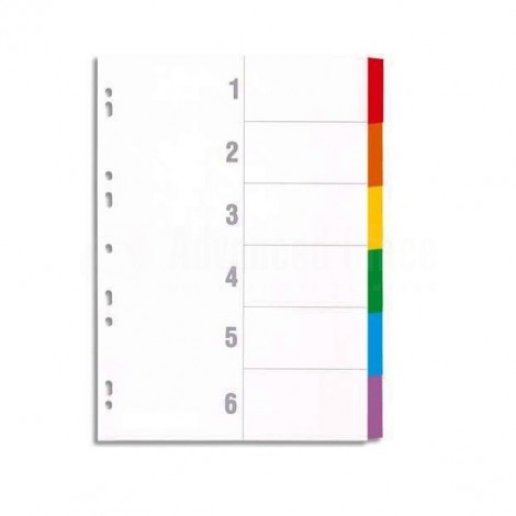 Intercalaire A4 EAGLE  en 5 Couleurs 