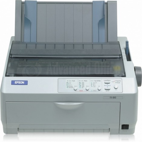 Imprimante matricielle EPSON FX-890, 18 aiguilles, 80 colonnes, 680 cps, Multicopie jusqu'à 1 original + 5 copies, USB