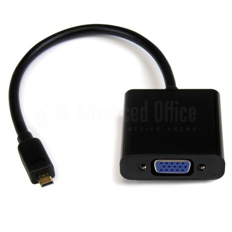 Adaptateur MACTECH micro hdmi male/vga femelle 