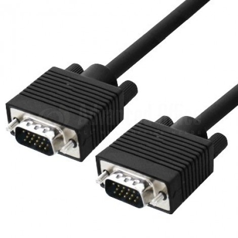 Câble VGA MACTECH Mâle/Mâle 1.5m avec BSTR