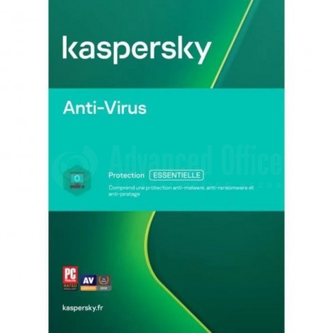 Antivirus KASPERSKY Internet Security 2021 Licence 1 poste 1 an