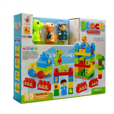 Jeu éducatif MARWA Lego 55 pièces 3+ ans