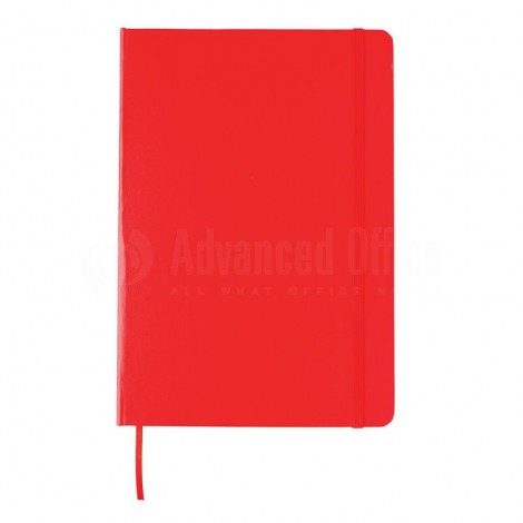 Notebook A5 Rouge avec Bande élastique