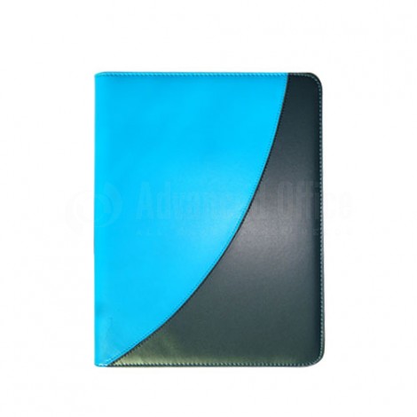 Porte folio A4 Bleu/Bleu clair