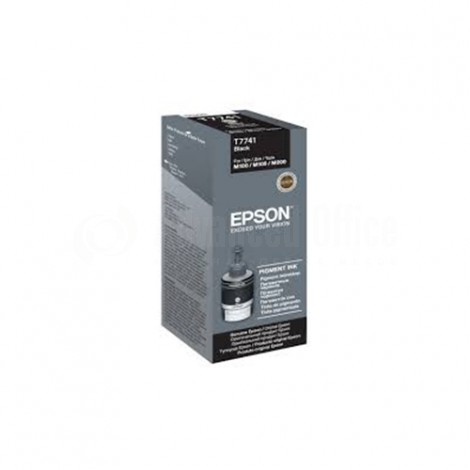 Bouteille d'encre EPSON T7741 Noir pour M200/M100/M105