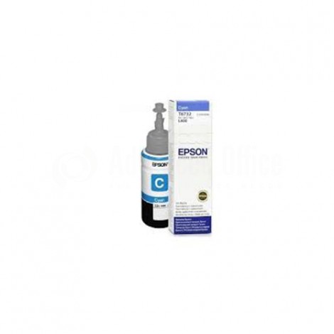 Bouteille d'encre EPSON T6732 Cyan pour ITS L800/L1800/L810/L850