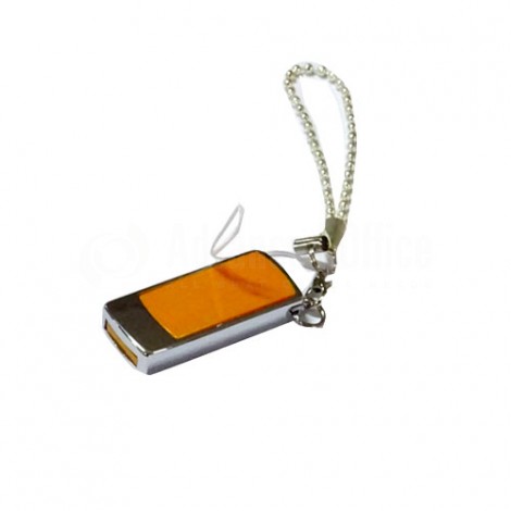Porte clés flash disque Orange 8Go