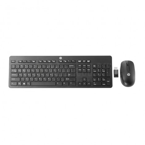 Kit Clavier souris sans fil HP Slim Qwerty