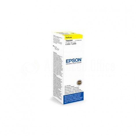 Bouteille d'encre EPSON T6644 Yellow pour ITS L110/L130/L210/L220/L300/L355/L365/L1300