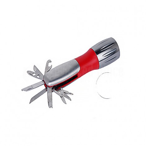 Lampe Torche Multifonctions Outils Rouge